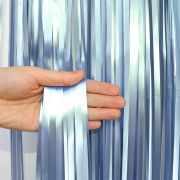 Занавес «Дождик» Голубой, Матовый, 3 м*1 м, 1 шт.