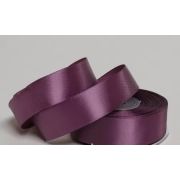 Лента атласная, на пенопласте, односторонняя, 25 мм х 25 ярд, аметистовый