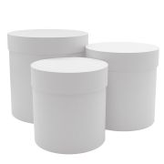 Коробка Цилиндр, Белый, 16*16 см, 1 шт.