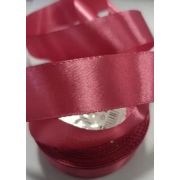 Лента атласная, на пенопласте, односторонняя, 25 мм х 25 ярд, колониальный розовый