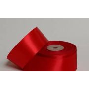 Лента атласная, на пенопласте, односторонняя, 38 мм х 25 ярд, красный (4 шт/упак)