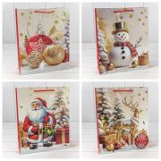 Пакет подарочный «Новый год» (микс 414) 26*32*10