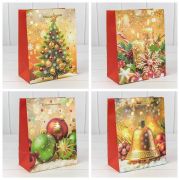 Пакет подарочный «Новый год» (микс 420) 18*23*10