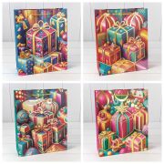 Пакет подарочный «Новый год» (микс 425) 26*32*10