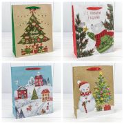 Пакет подарочный «Новый год» (микс 430) 26*32*10