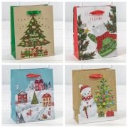 Пакет подарочный «Новый год» (микс 430) 12*15*6,7