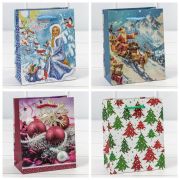 Пакет подарочный «Новый год» (микс 431) 12*15*6,7