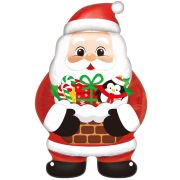 К Фигура, Дед Мороз с подарками, 26''/66 см,1 шт. в уп.
