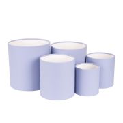 Коробка  «Тубус» 16*16 см. Бледно-фиолетовый 1шт.