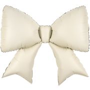 К Фигура, Бант, Сатин, Кремовый, 39