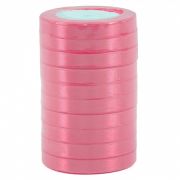 Лента атласная ЭКОНОМ 1,2см*25Y, 05 Розовый т.м 10