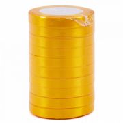 Лента атласная ЭКОНОМ 1,2см*25Y, 16 Ярко-желтый т.м 10