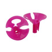 Зажим для шарика универсальный РОЗОВЫЙ / 100 шт / (РОССИЯ)