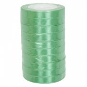Лента атласная ЭКОНОМ 1,2см*25Y, 54 Изумрудная т.м 10