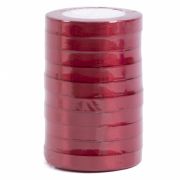Лента атласная ЭКОНОМ 1,2см*25Y, 133 Гранатовый т.м 10/500
