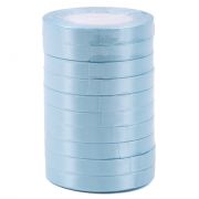 Лента атласная ЭКОНОМ 1,2см*25Y, 103 Нежно-голубая т.м 10