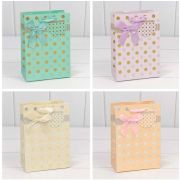 ПАКЕТ ПОДАРОЧНЫЙ «ЛЕДИ» С ТИСНЕНИЕМ (МИКС) 14*20*7 210Г 1/20 1/480 АРТ: 000154G