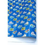 Бумага глянцевая 68*98см Игрушечный транспорт 10 листов