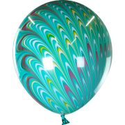 К Шар (18''/46 см) Павлин, Зеленый, агат, 1 шт.