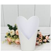 Коробка «Ваза для цветов» 13,5*10*22 Белый 1/10 1/120