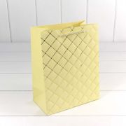 300391E/5 ПАКЕТ ПОДАРОЧНЫЙ «РОМБ» БЕЖЕВЫЙ 18*23*10 210Г 1/20 1/360