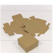 Коробка Квадратная 10*10*5 сборная Крафт