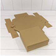 Коробка Квадратная 20*20*7 сборная Крафт