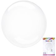 К 18 Сфера 3D Deco Bubble Прозрачный в упаковке / Transparent Bubble / 1 шт. / Воздушный шар (Китай)