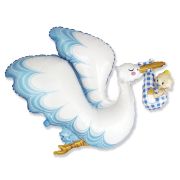 F Фигура, Аист принес мальчика, Голубой, 38