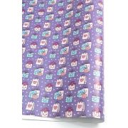 Бумага глянцевая 68*98см Улыбающиеся подарки 10 листов