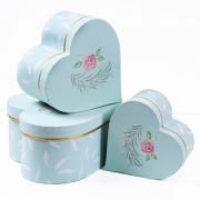 Набор коробок «Сердце» 19,7*19,7*10,5см Чайная роза