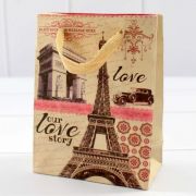 КРАФТ ПАКЕТ 190 ГР 11,5*15*6 СМ ГОРОД 1/20 1/480