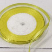 Лента Атласная Сатин 0,6см*25ярд Ярко-жёлтый 1/10 1/1200