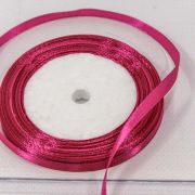 Лента Атласная Сатин 0,6см*25ярд Малиновый-195 1/10 1/1200