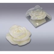 Свеча Роза слоновая кость ОСЗ