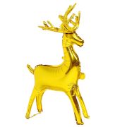 К 48 ХФ Олень золотой / Golden deer / 1 шт /, Фольгированный шар (Китай)