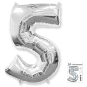 F 40«/102 см, Цифра Серебро »5