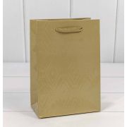 Пакет подарочный «Элегант» Золотой 14*20*8 230г 1/20 1/240