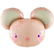 К Фигура, Милая мышка, Розовый, 28''/71 см, 1 шт.