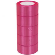 Лента атласная ЭКОНОМ 3,8см*25Y, 134 Ягодный т.м 5