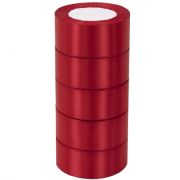 Лента атласная ЭКОНОМ 3,8см*25Y, 33 Бордовая т.м 5