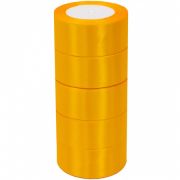 Лента атласная ЭКОНОМ 3,8см*25Y, 16 Ярко-желтая т.м 5