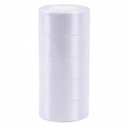 Лента атласная ЭКОНОМ 3,8см*25Y, 01 Белый т.м 5