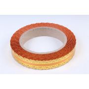 Лента Ажур (2см*25ярд) ОРАНЖЕВЫЙ C217