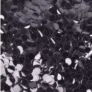 Конфетти фольга Кружки Черный 1см 50гр