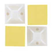 Монтажная база, Крепеж самоклеящийся, 28*28 мм, 100 шт.