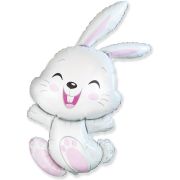 F Фигура, Милый зайка/заяц, Белый, 44''/112 см, 1 шт.