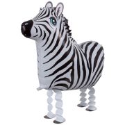Шар (26''/66 см) Ходячая Фигура, Зебра, 1 шт.