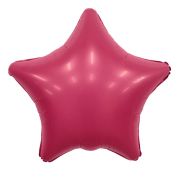 Аг 19''/48 см, Звезда, Сатин, Фуксия/Маджента (Viva Magenta), 1 шт.