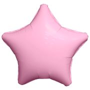 Аг 19''/48 см, Звезда, Сатин, Розовый фламинго, 1 шт.